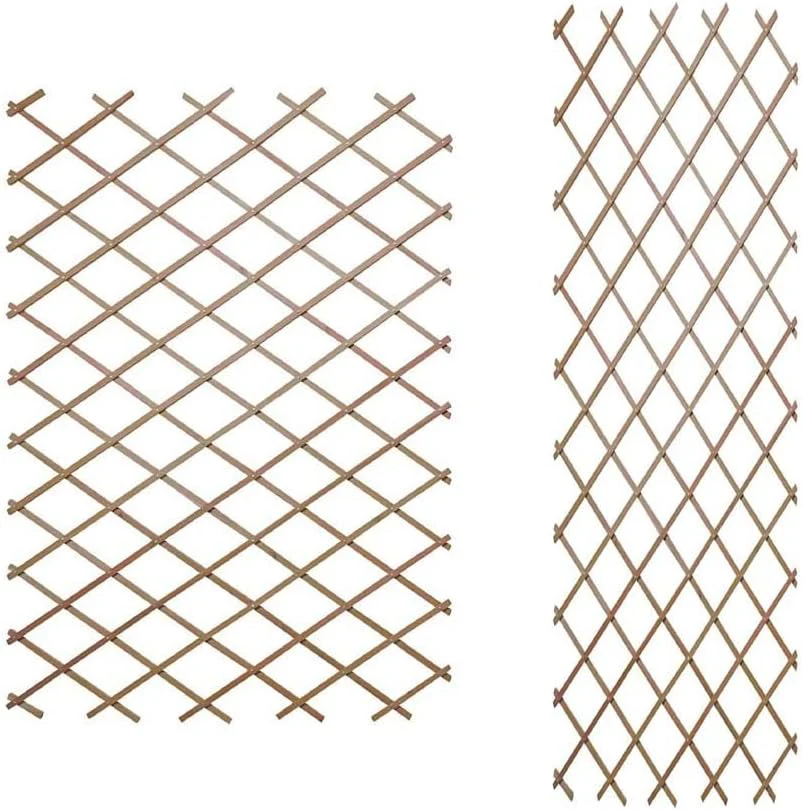 1.8 x 1.2 m Riveted Garden Trellis - Tan - Image 4