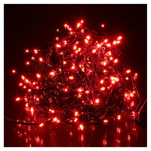 100 LED String/Fairy Christmas Lights - Red