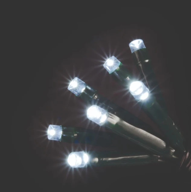 1000 LED Compact String Lights with Timer - Ice White - Image 2
