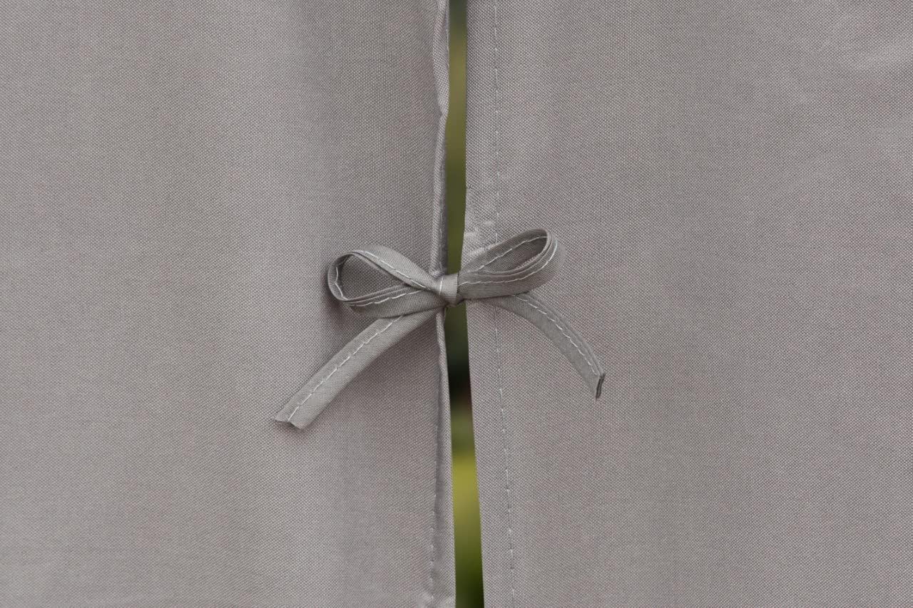 3m x 4m Large Grey Lilly Gazebo with Side Curtains - Image 8