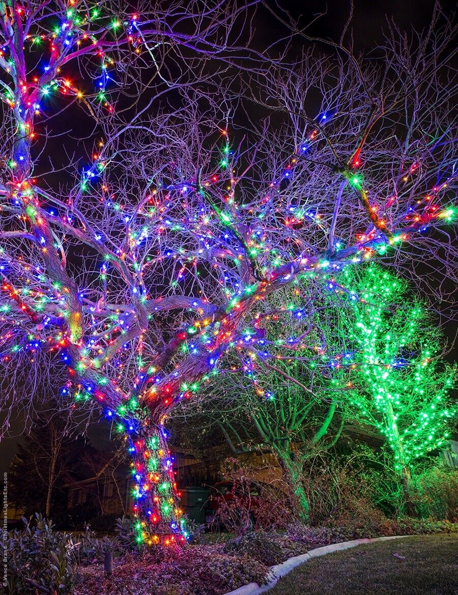 600 LED String/Fairy Christmas Lights - Pastel - Image 2