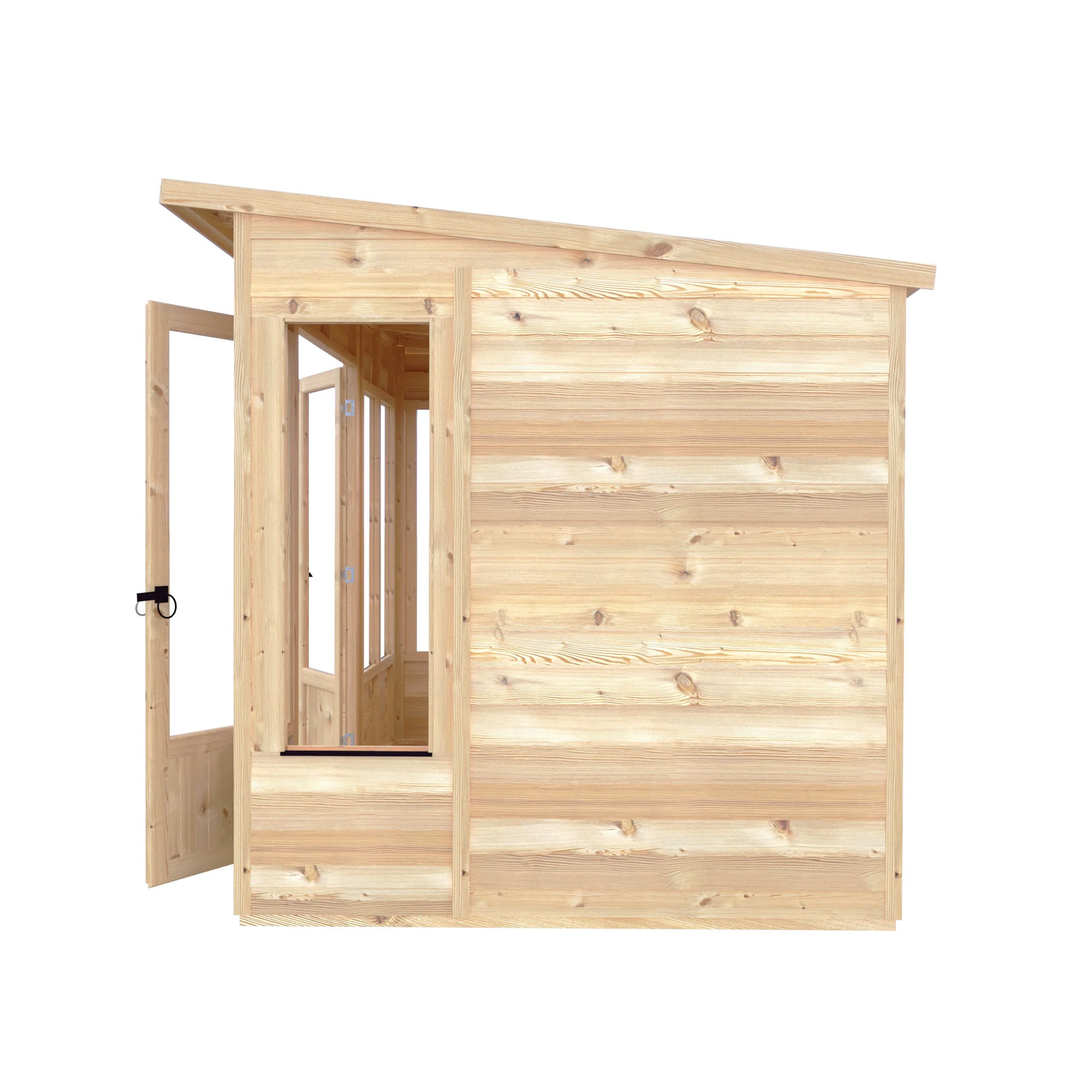 Alora 10 ft x 6 ft Pent Overlap Sumerhouse - Image 12