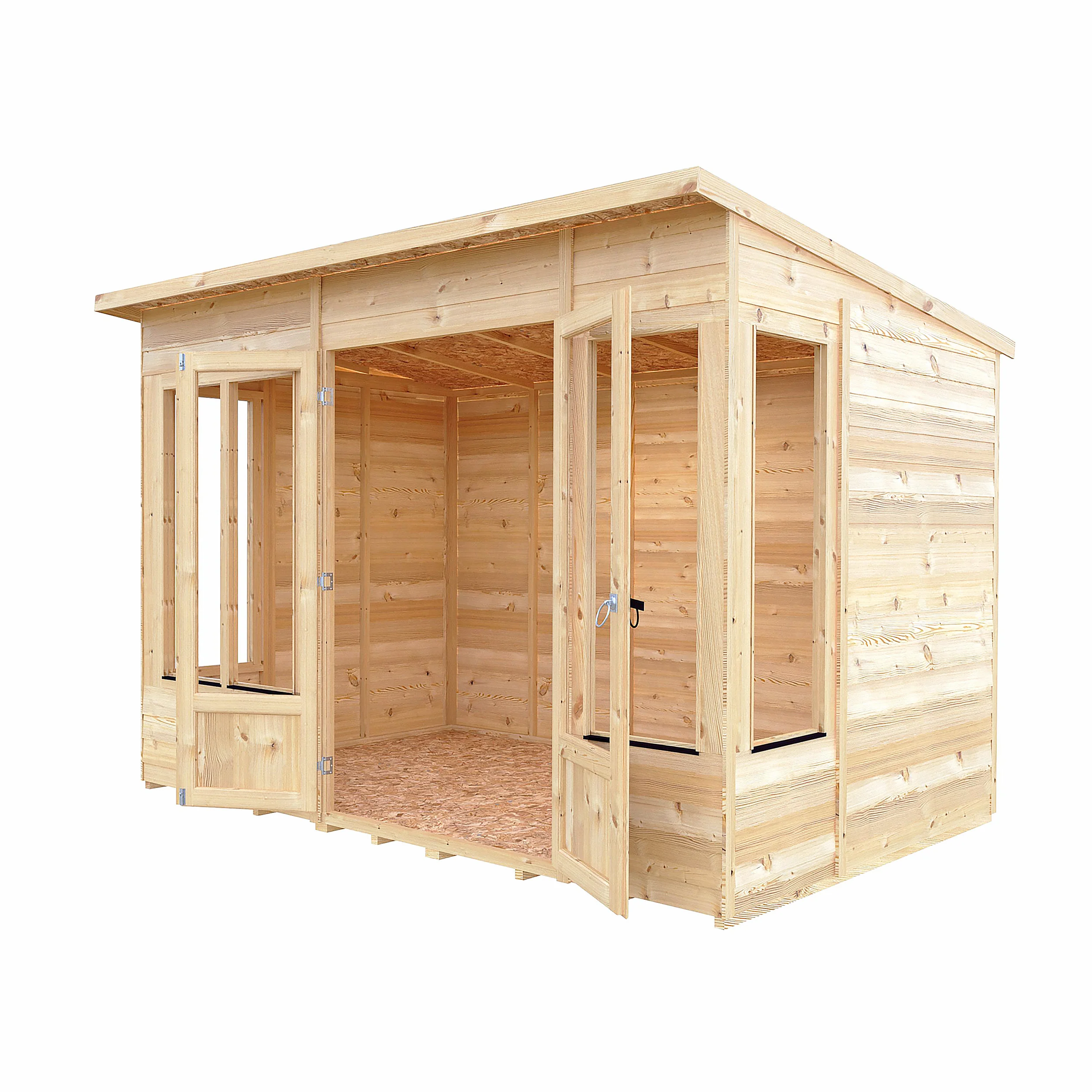Alora 10 ft x 6 ft Pent Overlap Sumerhouse - Image 3