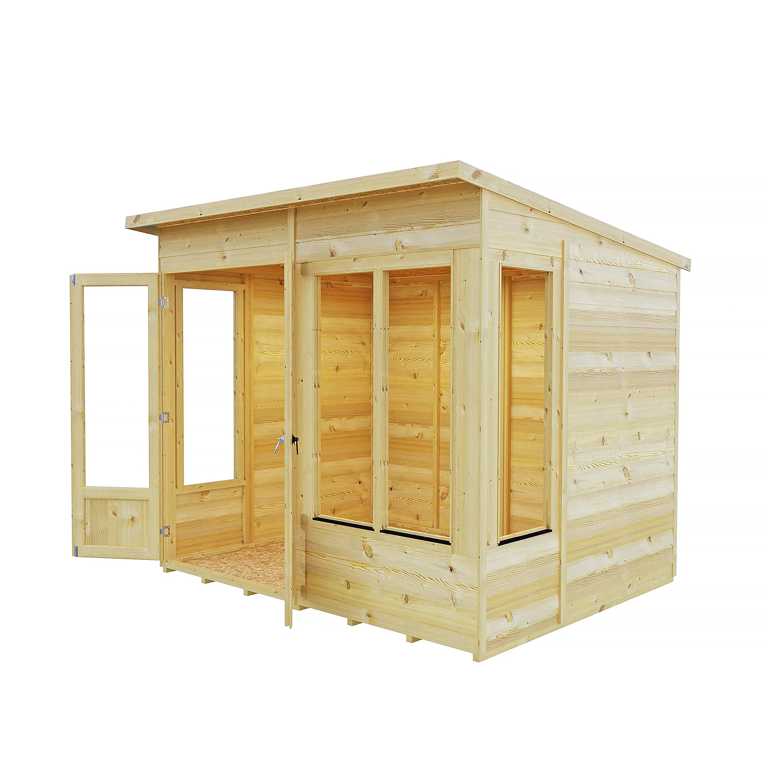Alora 8 ft x 6 ft Pent Overlap Sumerhouse - Image 3