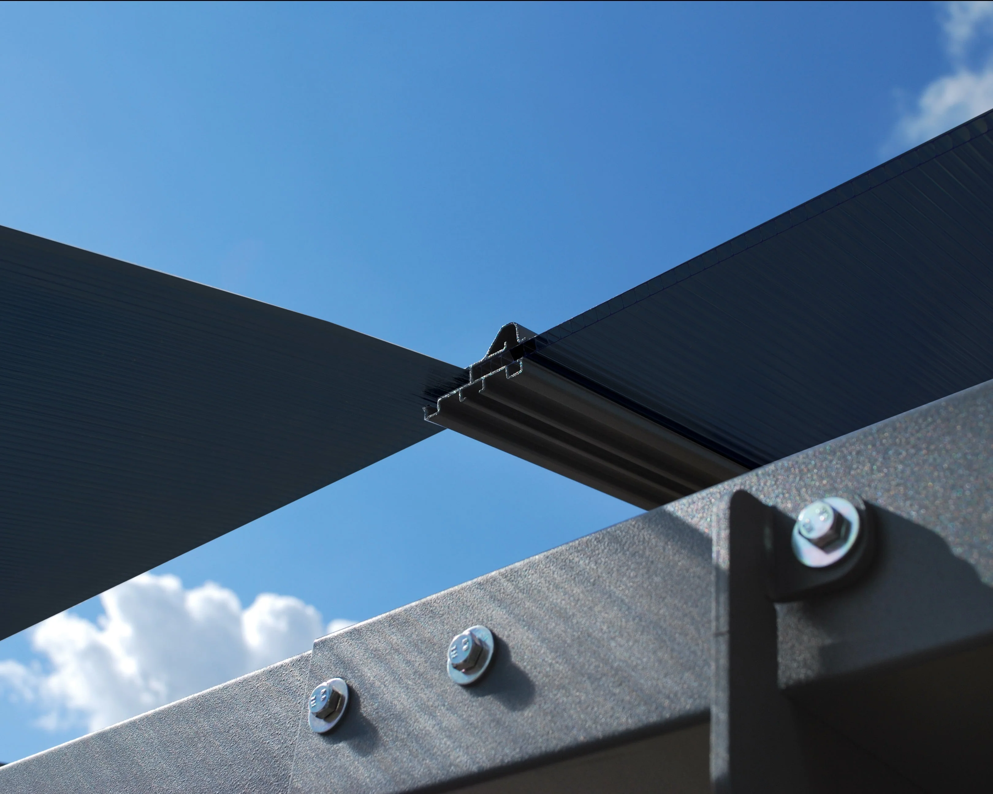 Arcadia 4300 Carport - Grey with Polycarbonate Roof - Image 8