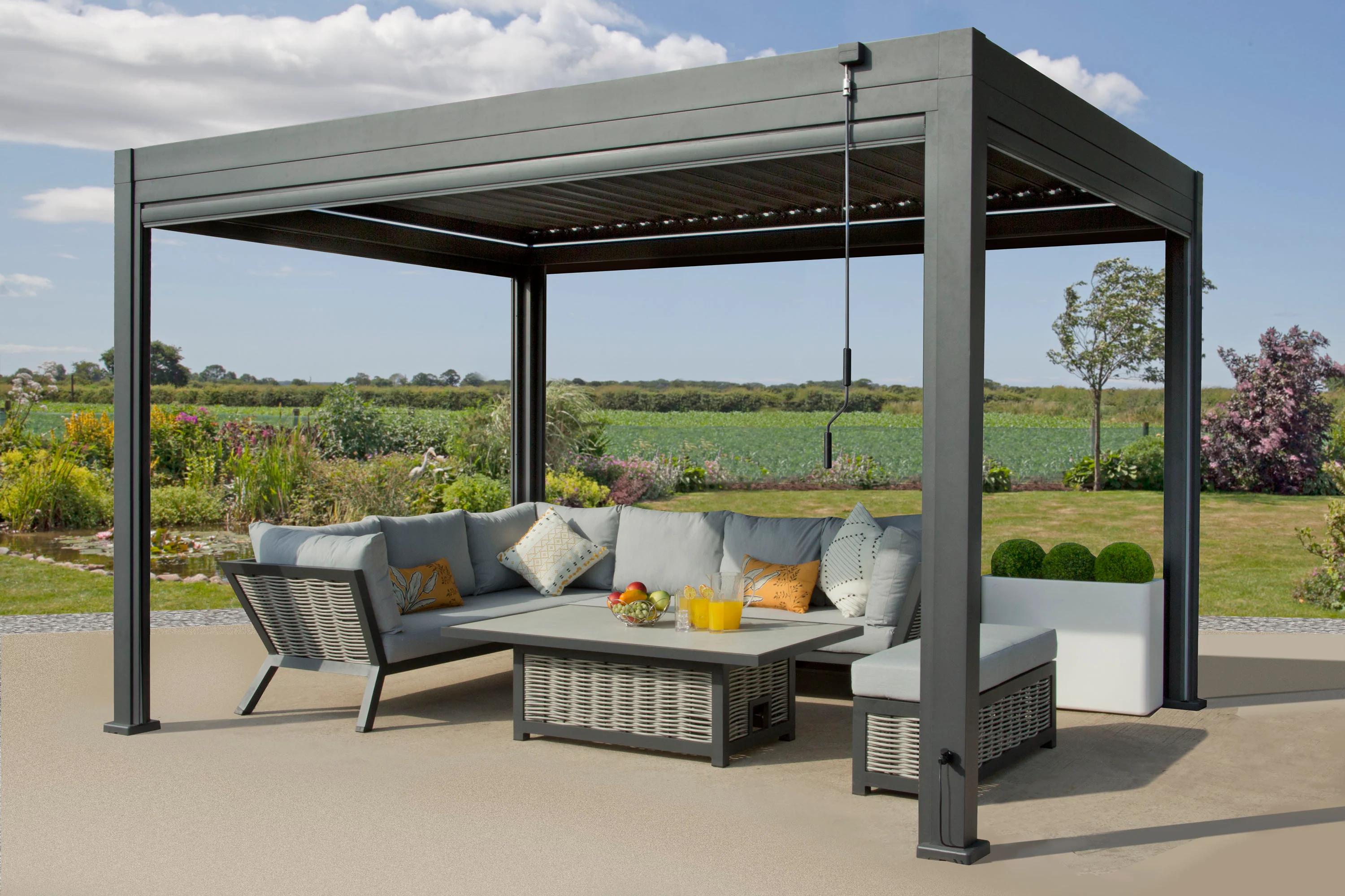 Athena 4m x 3m Aluminium Pergola - Image 3