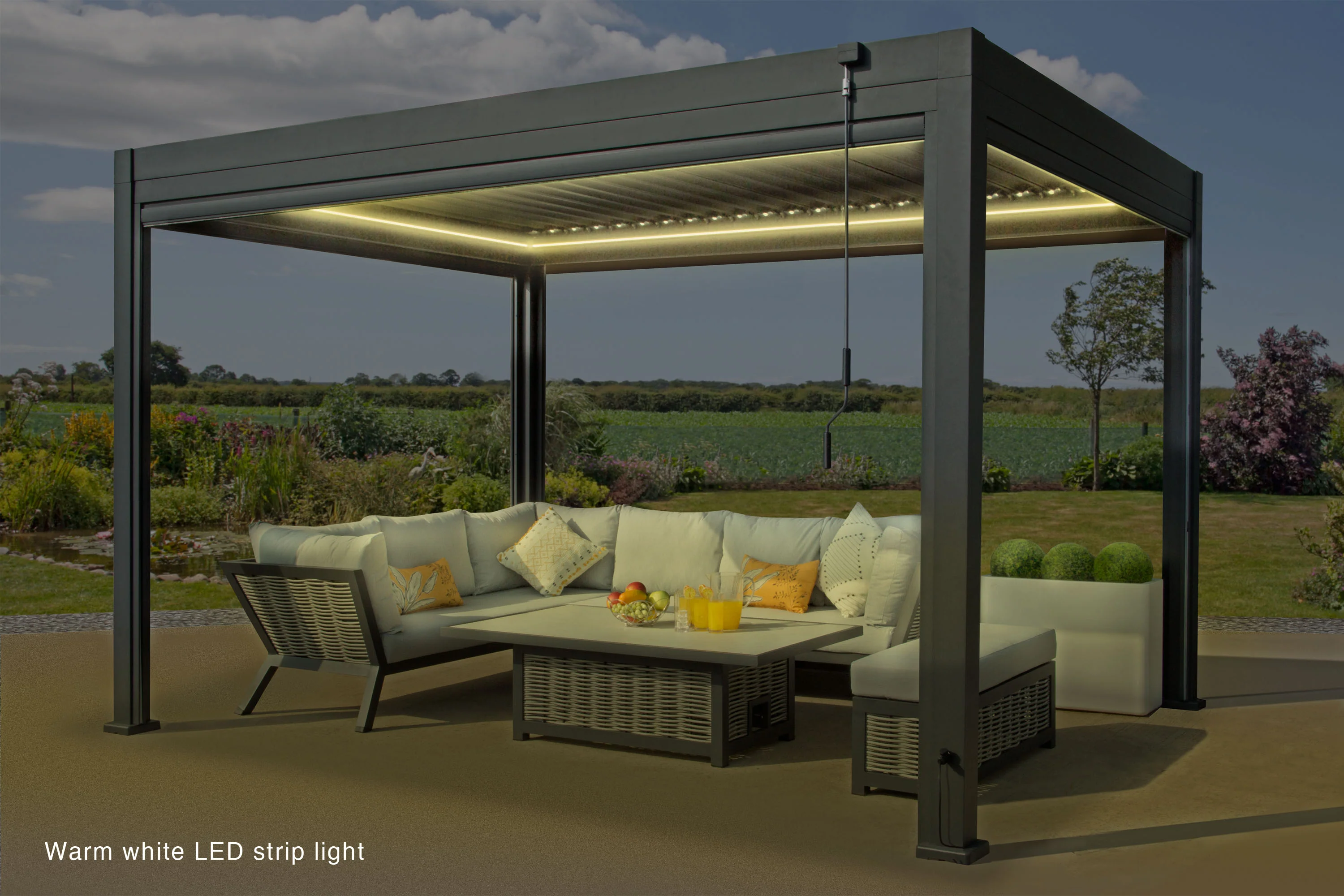 Athena 4m x 3m Aluminium Pergola - Image 4