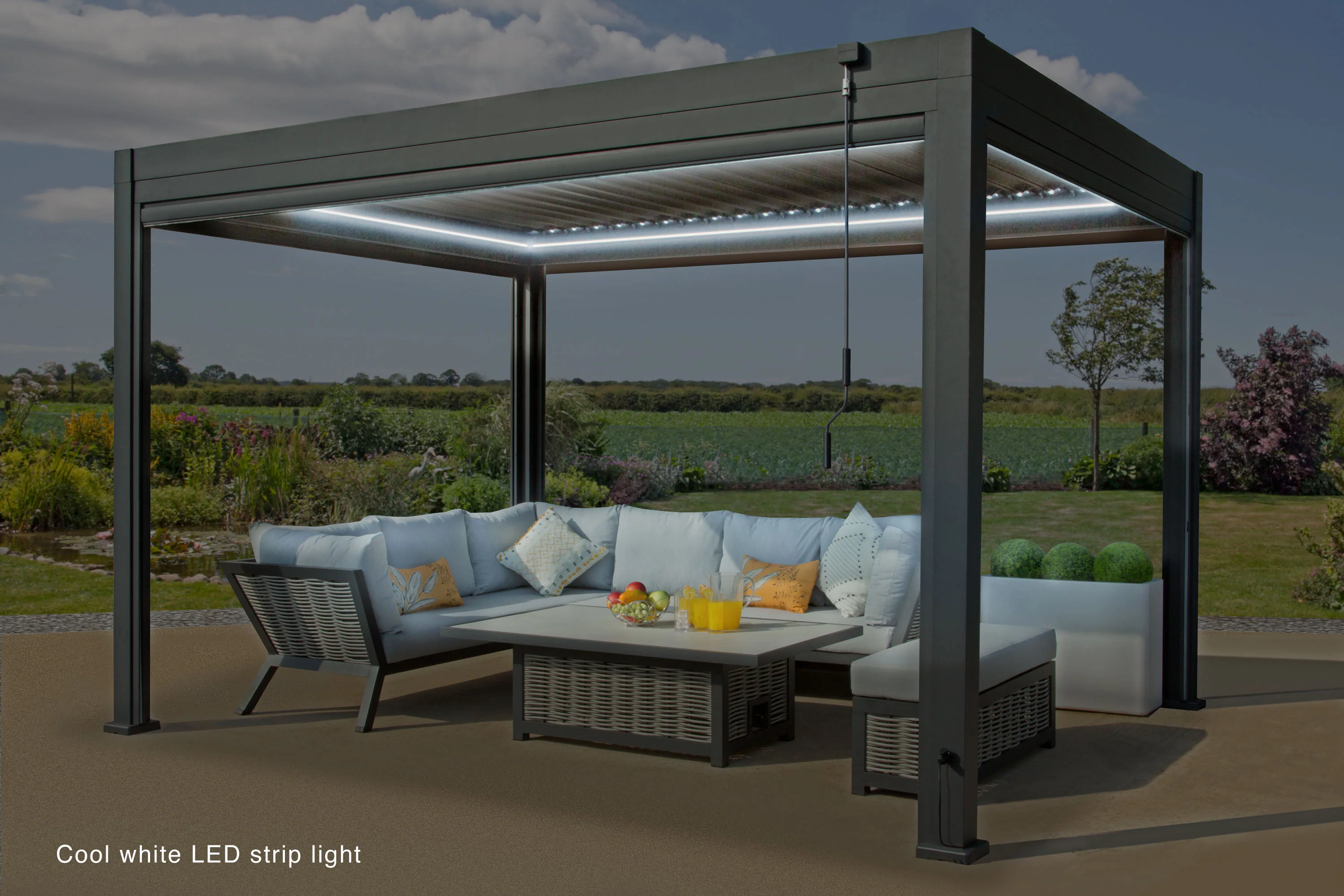 Athena 4m x 3m Aluminium Pergola - Image 5