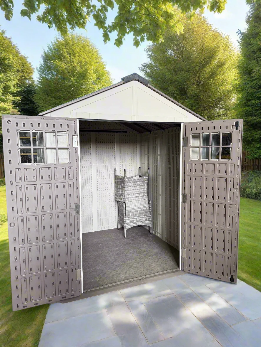Balmoral Plastic Garden Shed Heavy Duty Windproof 10 Year Guarantee - 7 x 7 ft - Image 3