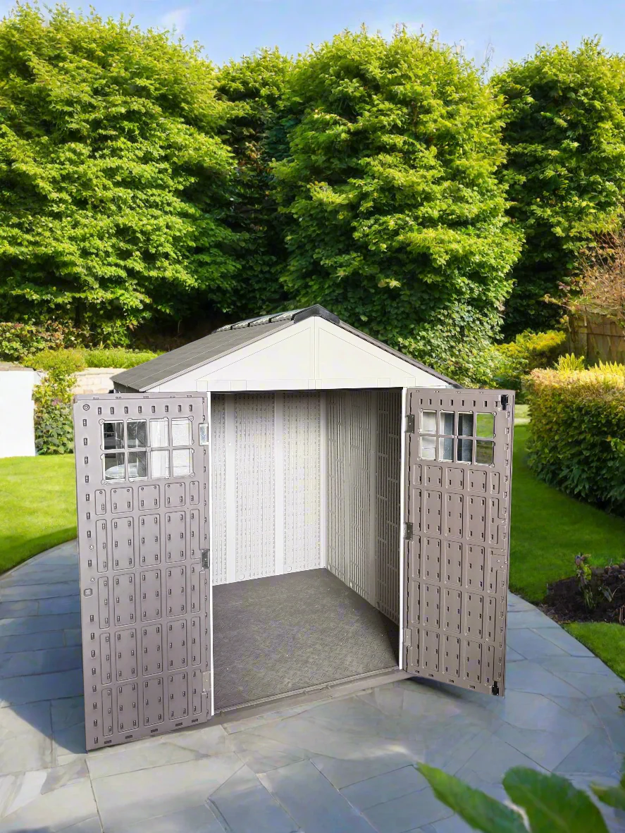 Balmoral Plastic Garden Shed Heavy Duty Windproof 10 Year Guarantee - 7 x 7 ft - Image 4