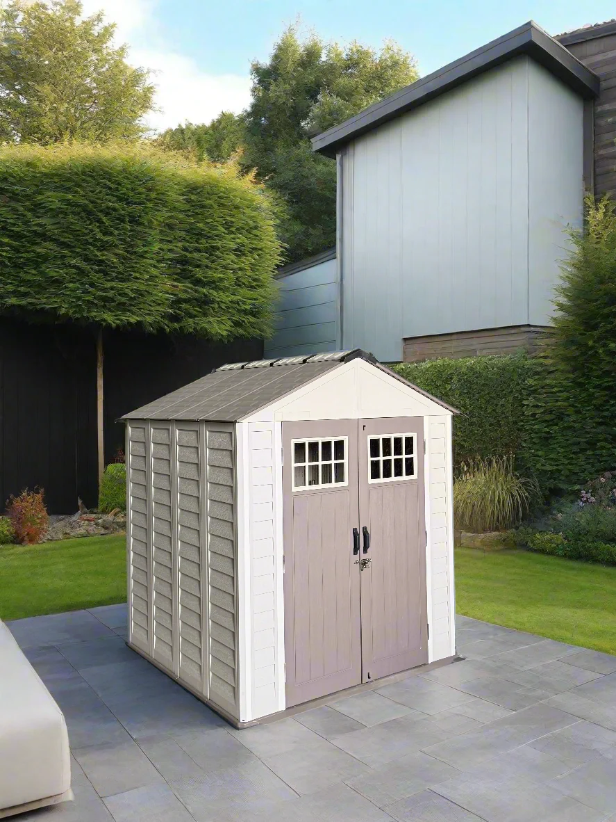 Balmoral Plastic Garden Shed Heavy Duty Windproof 10 Year Guarantee - 7 x 7 ft - Image 10