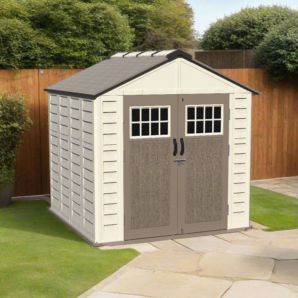 Balmoral Plastic Garden Shed Heavy Duty Windproof 10 Year Guarantee - 7 x 7 ft - Image 11
