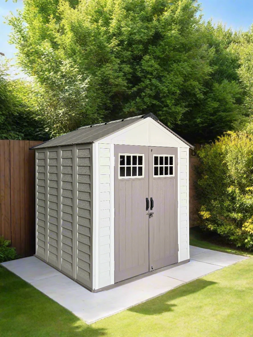Balmoral Plastic Garden Shed Heavy Duty Windproof 10 Year Guarantee - 7 x 7 ft - Image 8