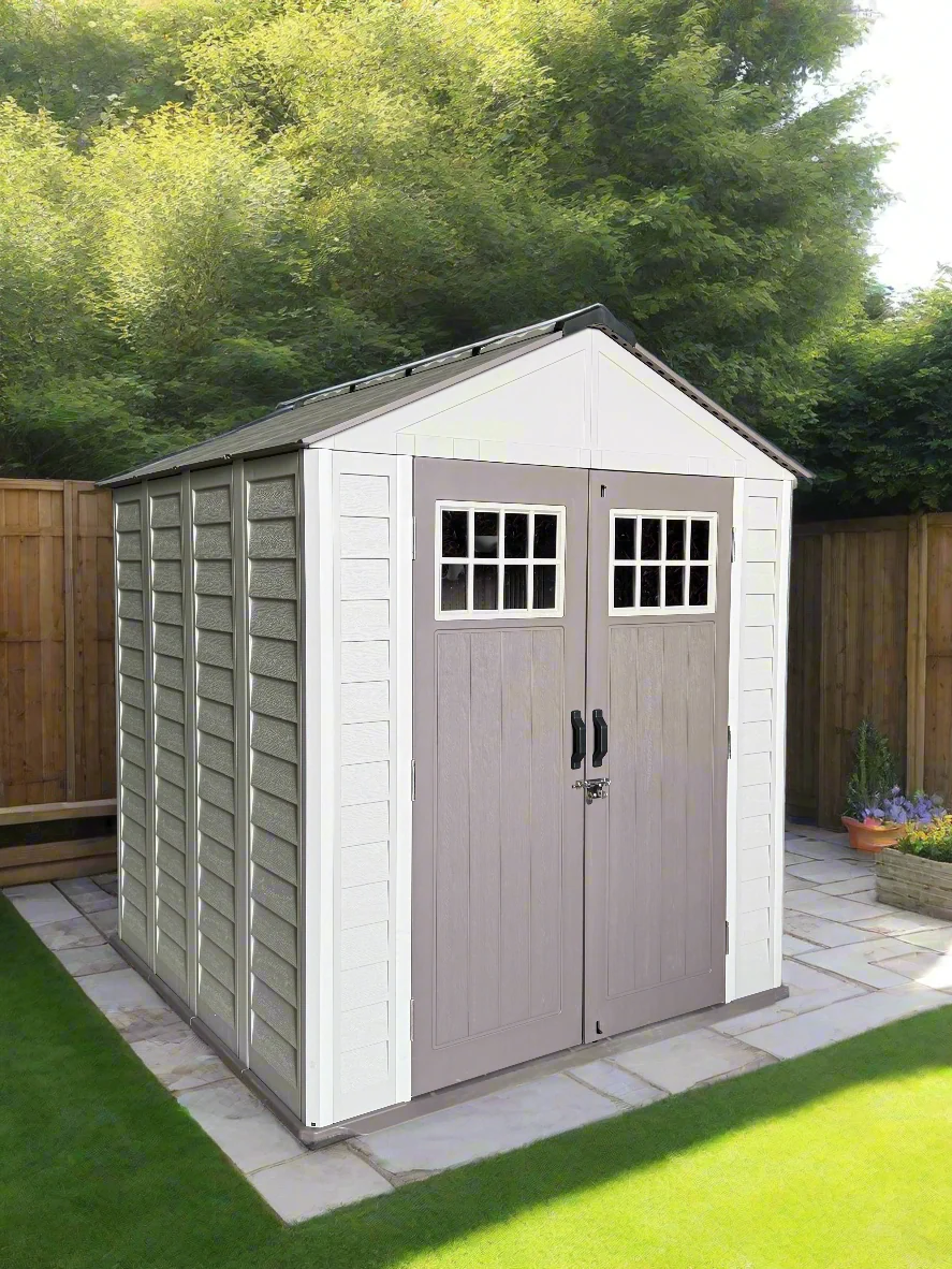 Balmoral Plastic Garden Shed Heavy Duty Windproof 10 Year Guarantee - 7 x 7 ft - Image 9