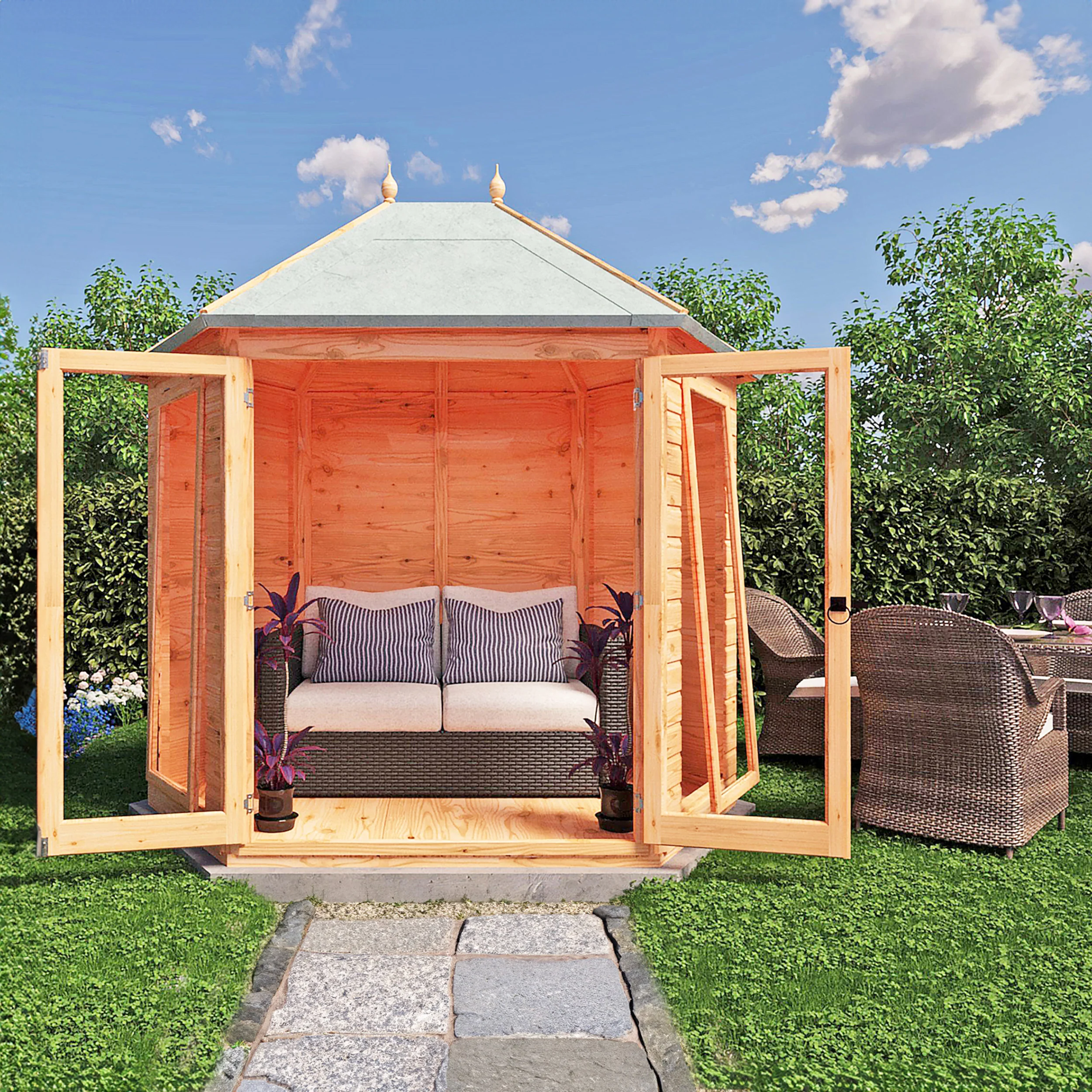 Buttermere 8 ft x 6 ft Summerhouse - Image 4