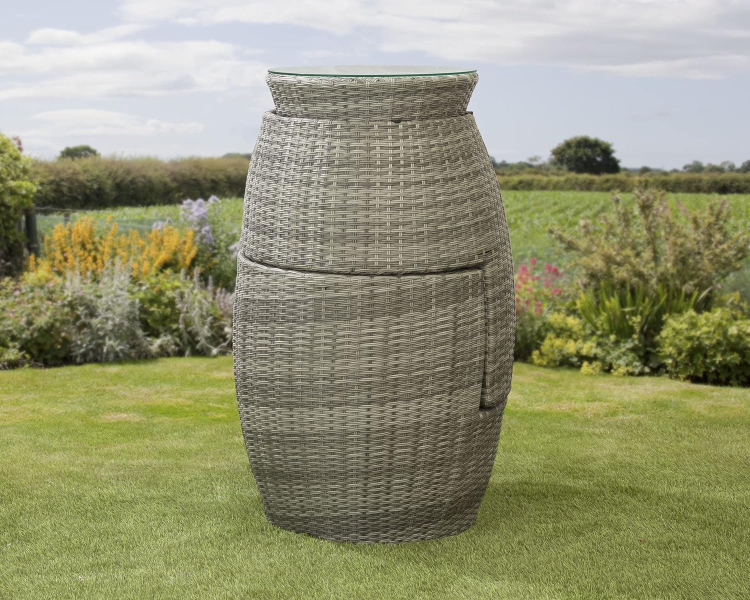 Canberra Bottle Bistro Set - Grey - Image 2