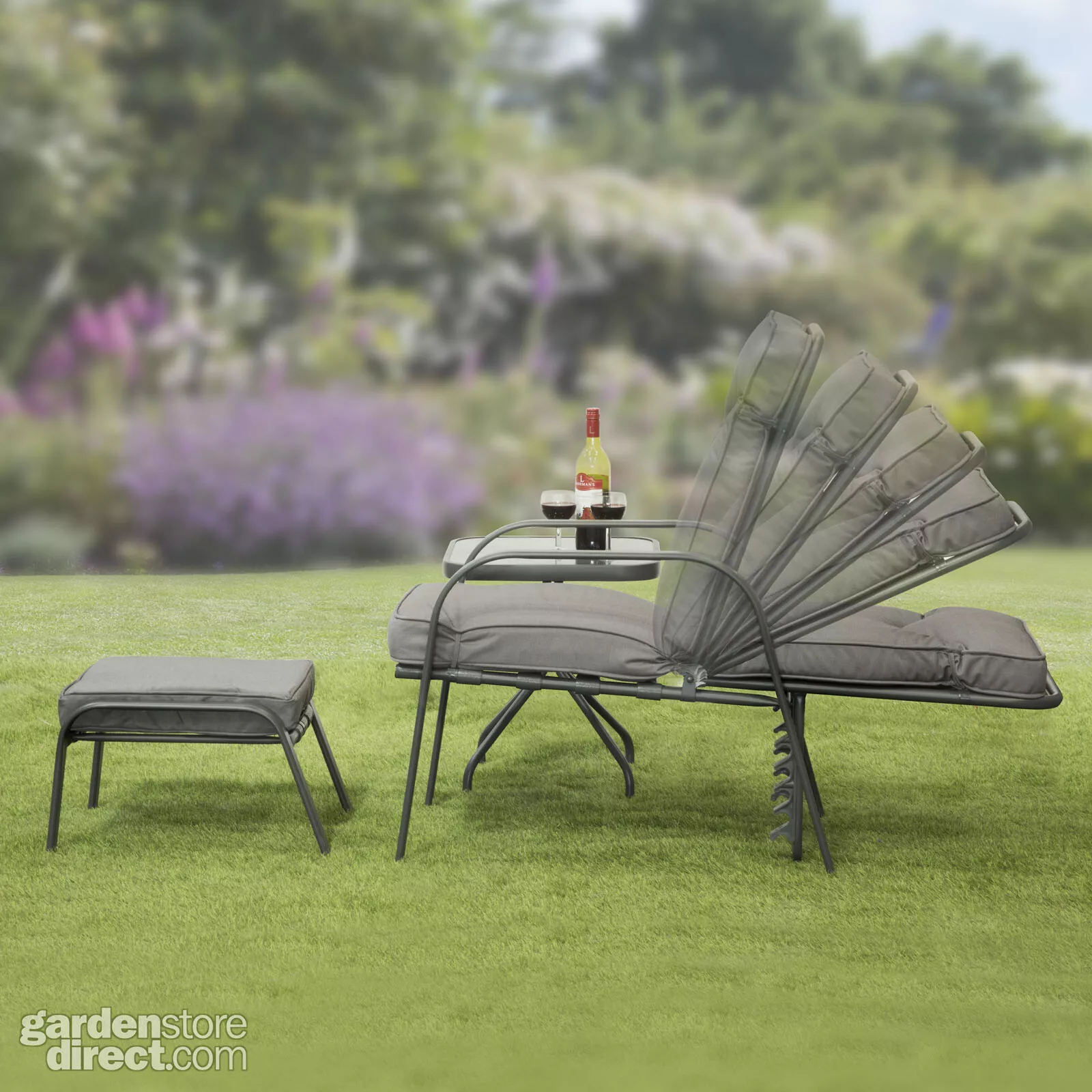 Candosa Garden Furniture - 5 Piece Conversation Set - Image 10