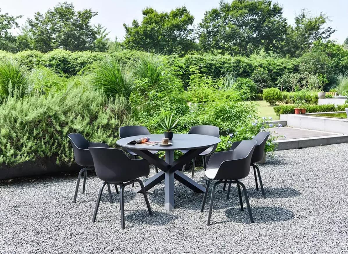 Cargo 6 Seat Aluminium Dining Set - Image 3