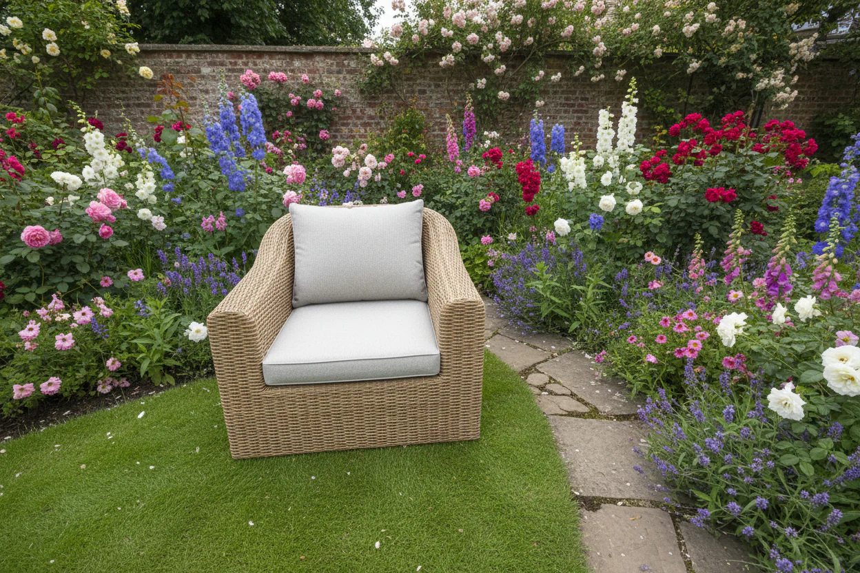 Cheltenham Luxury Rattan 6 Seat Aluminium Frame Garden Furniture Set - Image 2