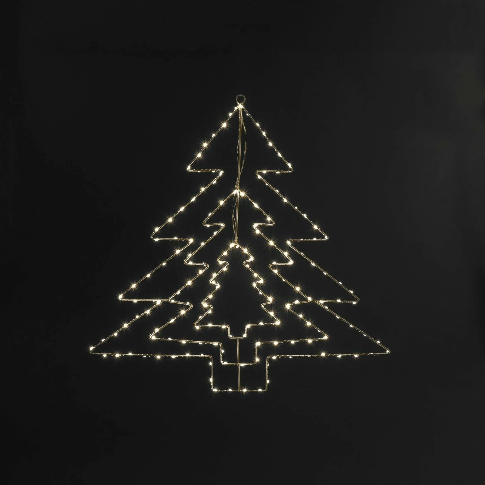 64cm LED Christmas Tree Silhouette Light - Warm White