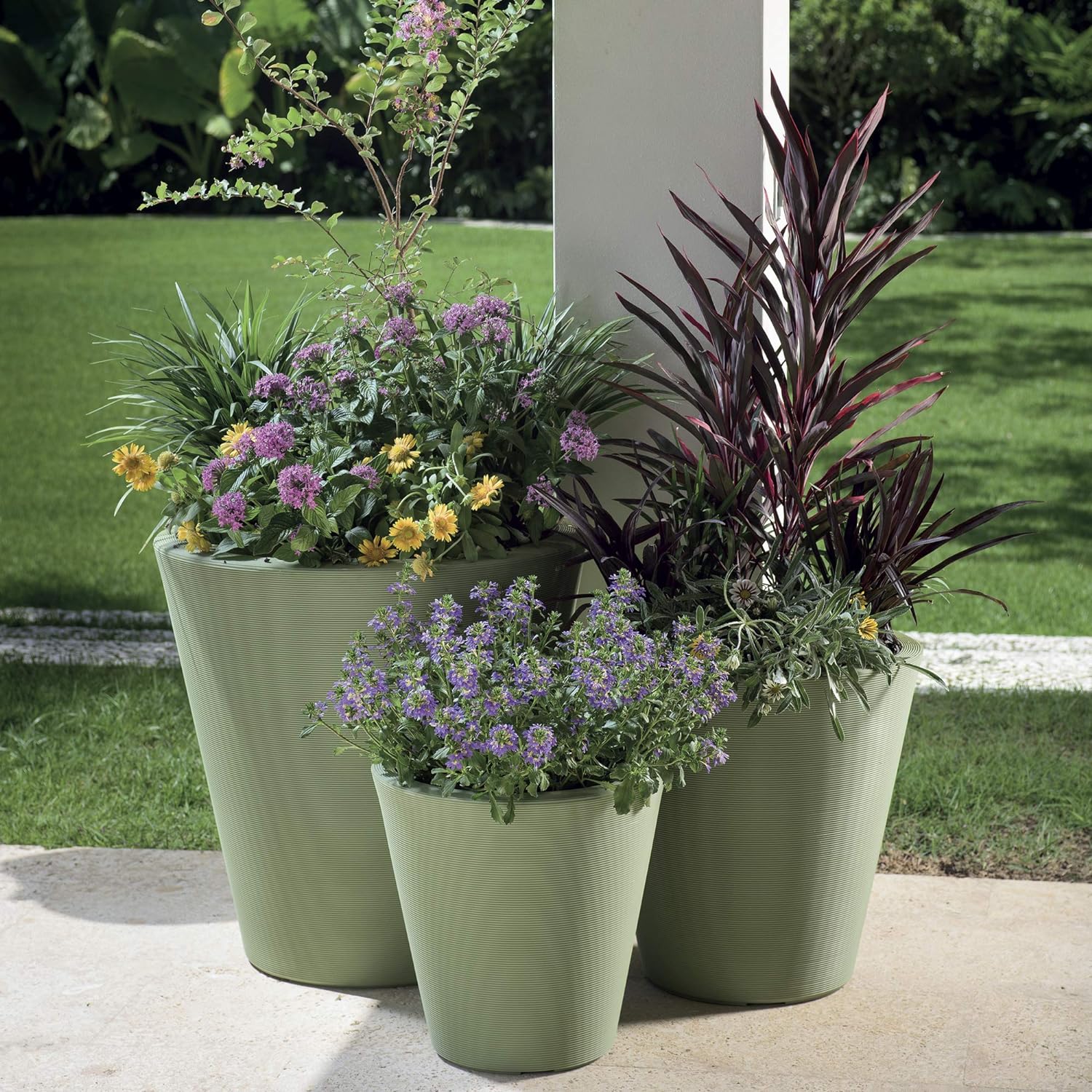 Crescent Garden Madison Round 16" Alpine White - Image 4