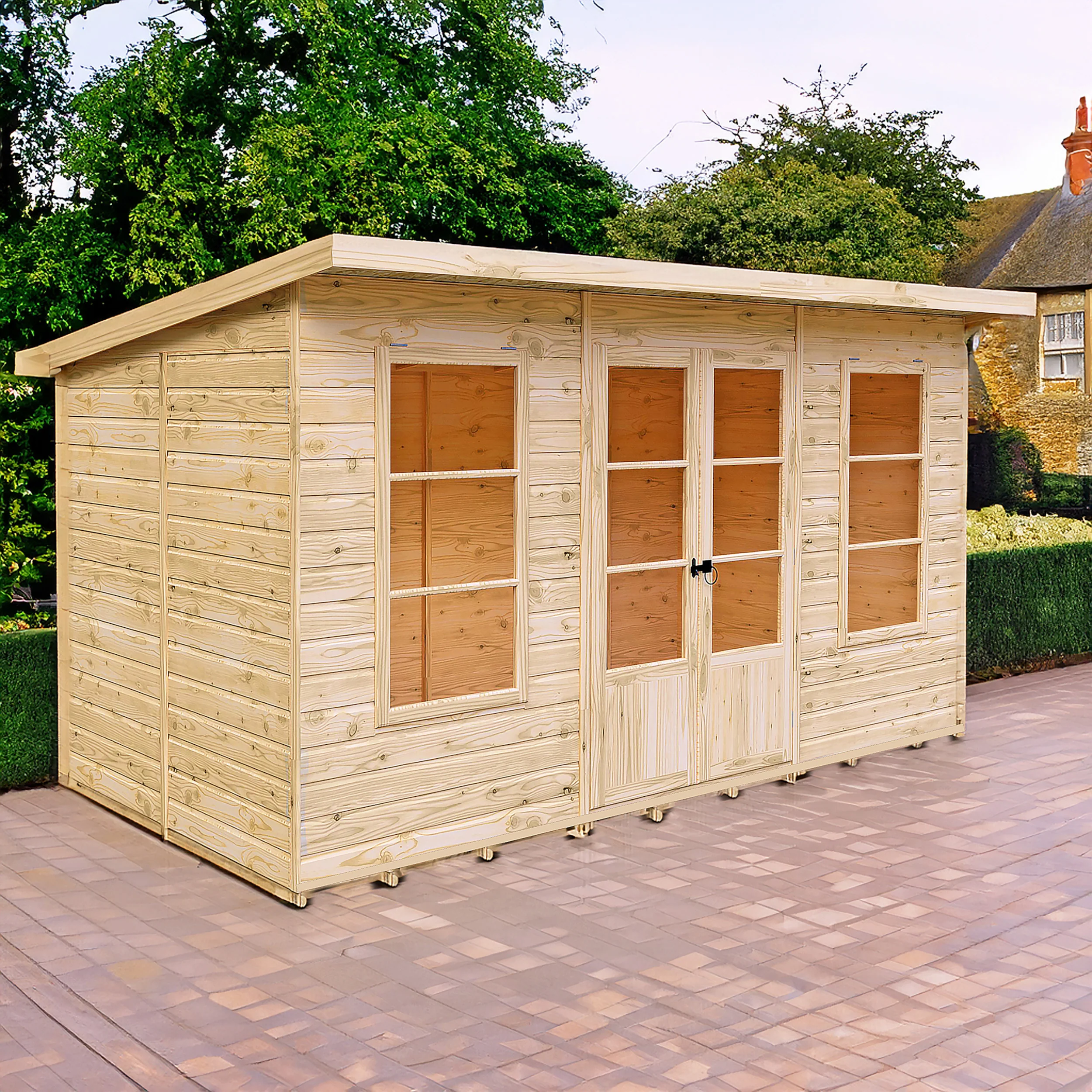 Dahlia 12 ft x 6 ft Summerhouse - Image 2
