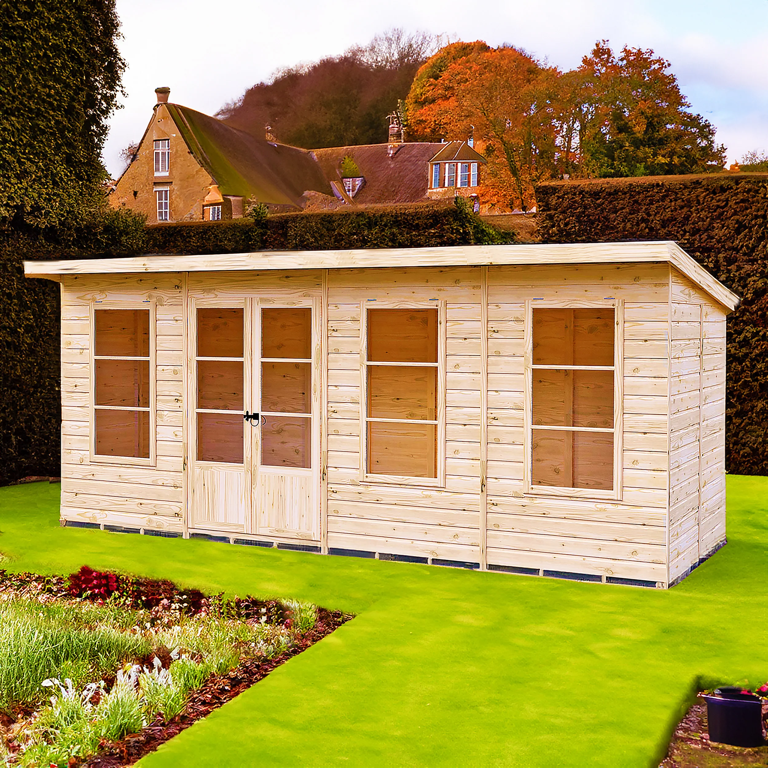 Dahlia 16 ft x 6 ft Summerhouse - Image 2