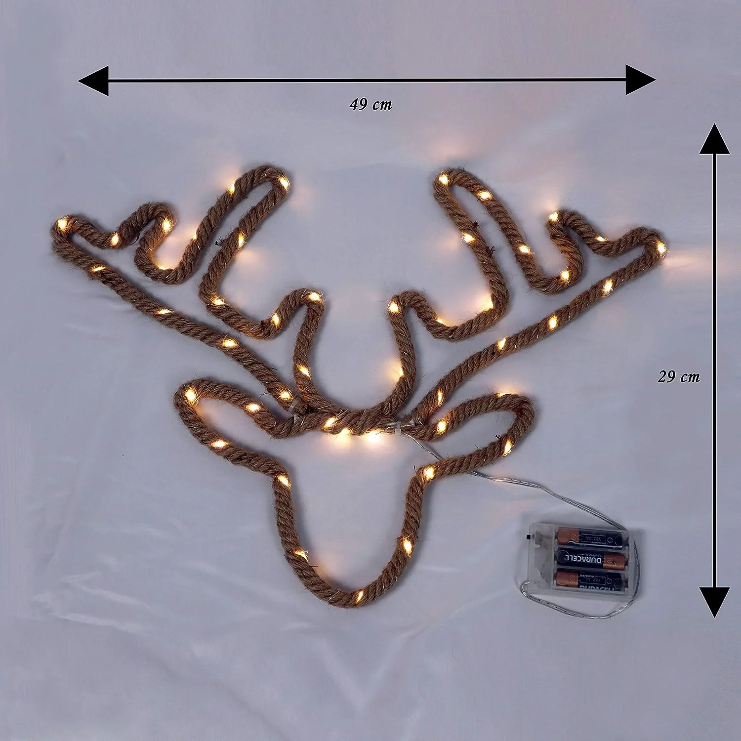 Deer Hemp LED Rope Light Silhouette - Image 2