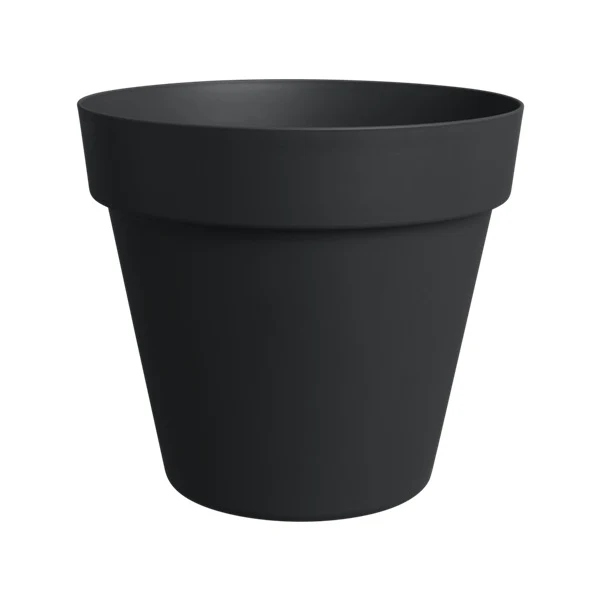 Easyday Smile Straight Flower Pot 30cm - Intense Black - Image 2