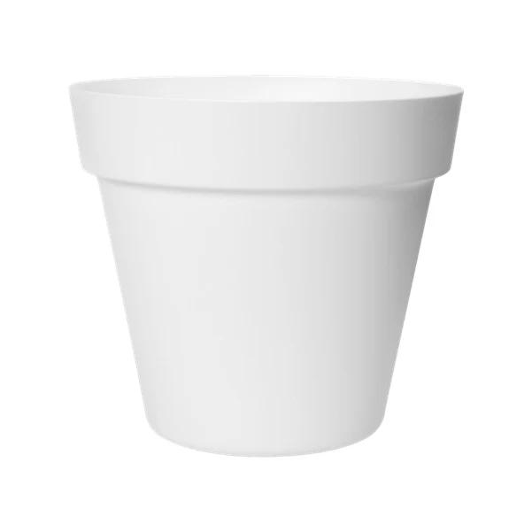 Easyday Smile Straight Flower Pot 30cm - White - Image 2