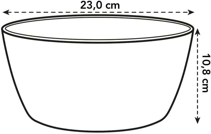 Brussels Bowl 23cm - White - Image 3
