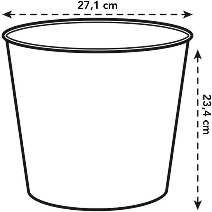 Brussels Diamond High Easy Insert 27cm - Living Black - Image 5