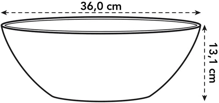 Brussels Oval 36cm - Anthracite - Image 6