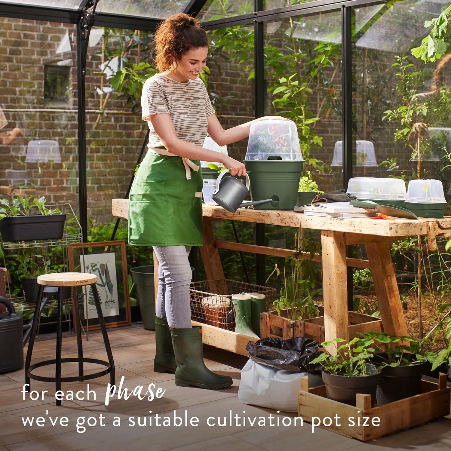 Green Basics All in 1 Medium Grow Tray Leaf Green - Image 3