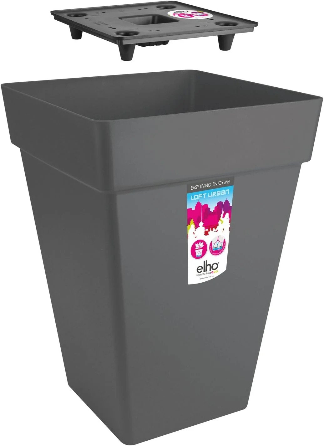 Loft Urban Square High 30cm - Anthracite - Image 5