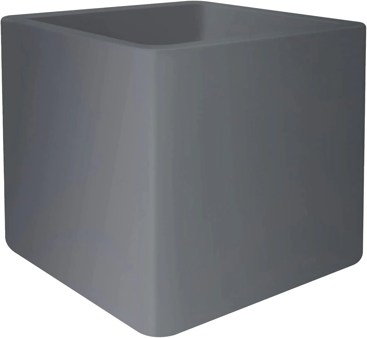 Pure Soft Brick Planter 40cm - Concrete Grey - Image 4