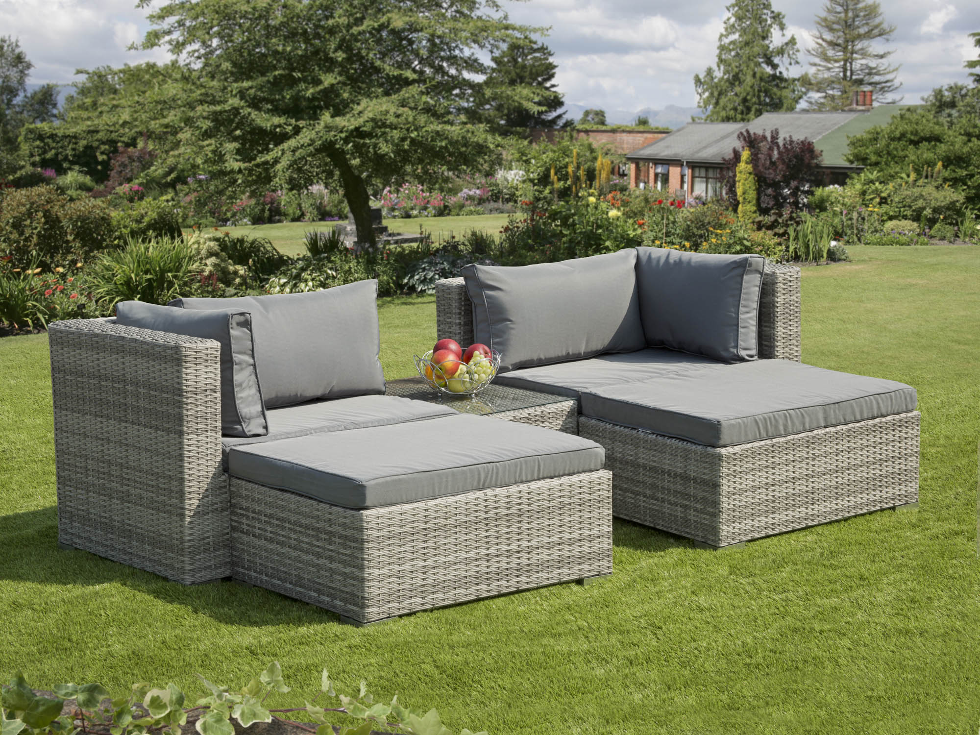 Enzo 5 Piece Modular Lounge Set - Image 4
