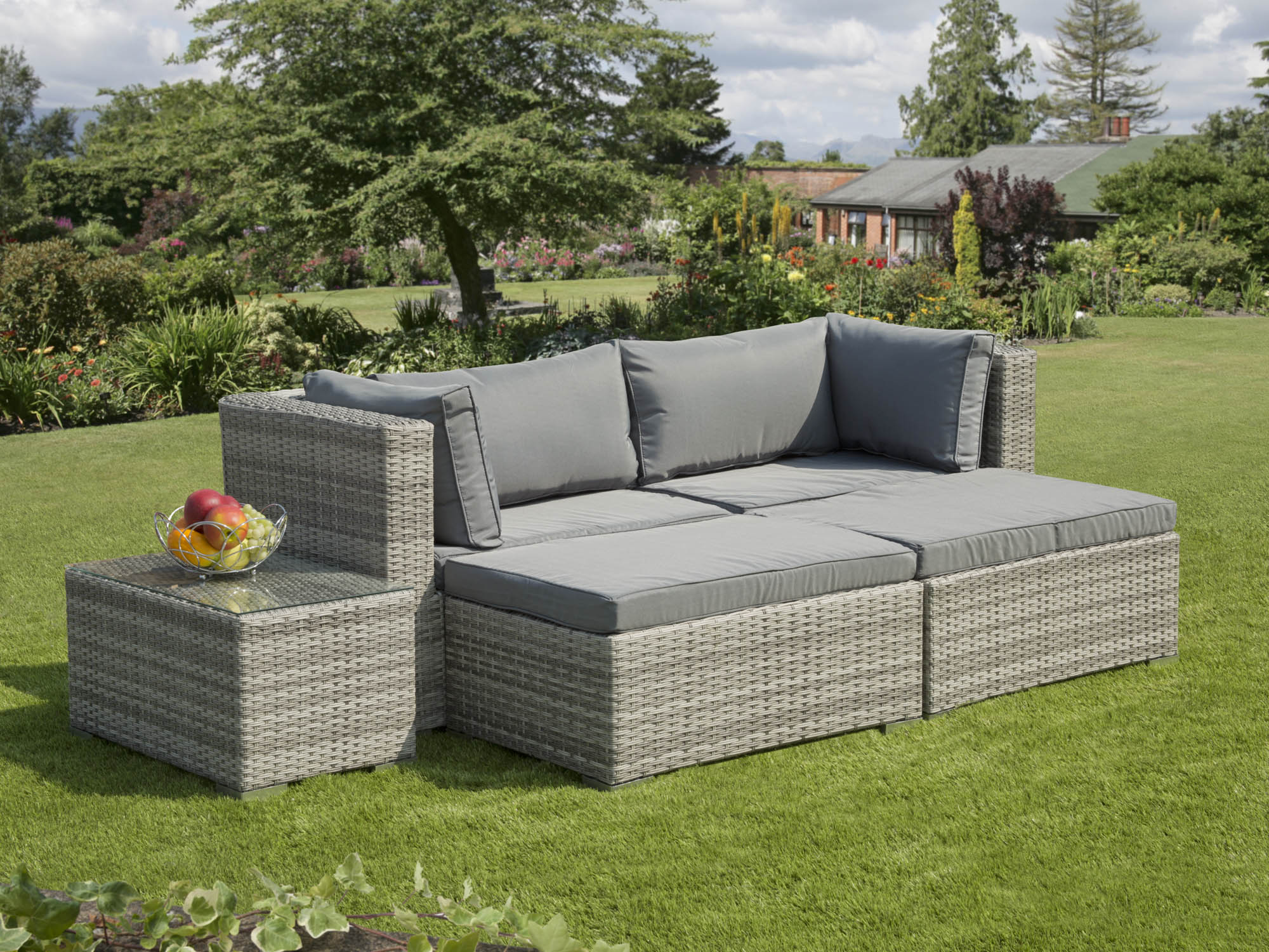 Enzo 5 Piece Modular Lounge Set - Image 5