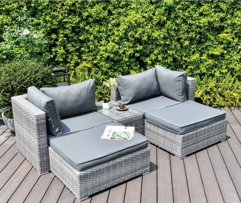 Enzo 5 Piece Modular Lounge Set - Image 7