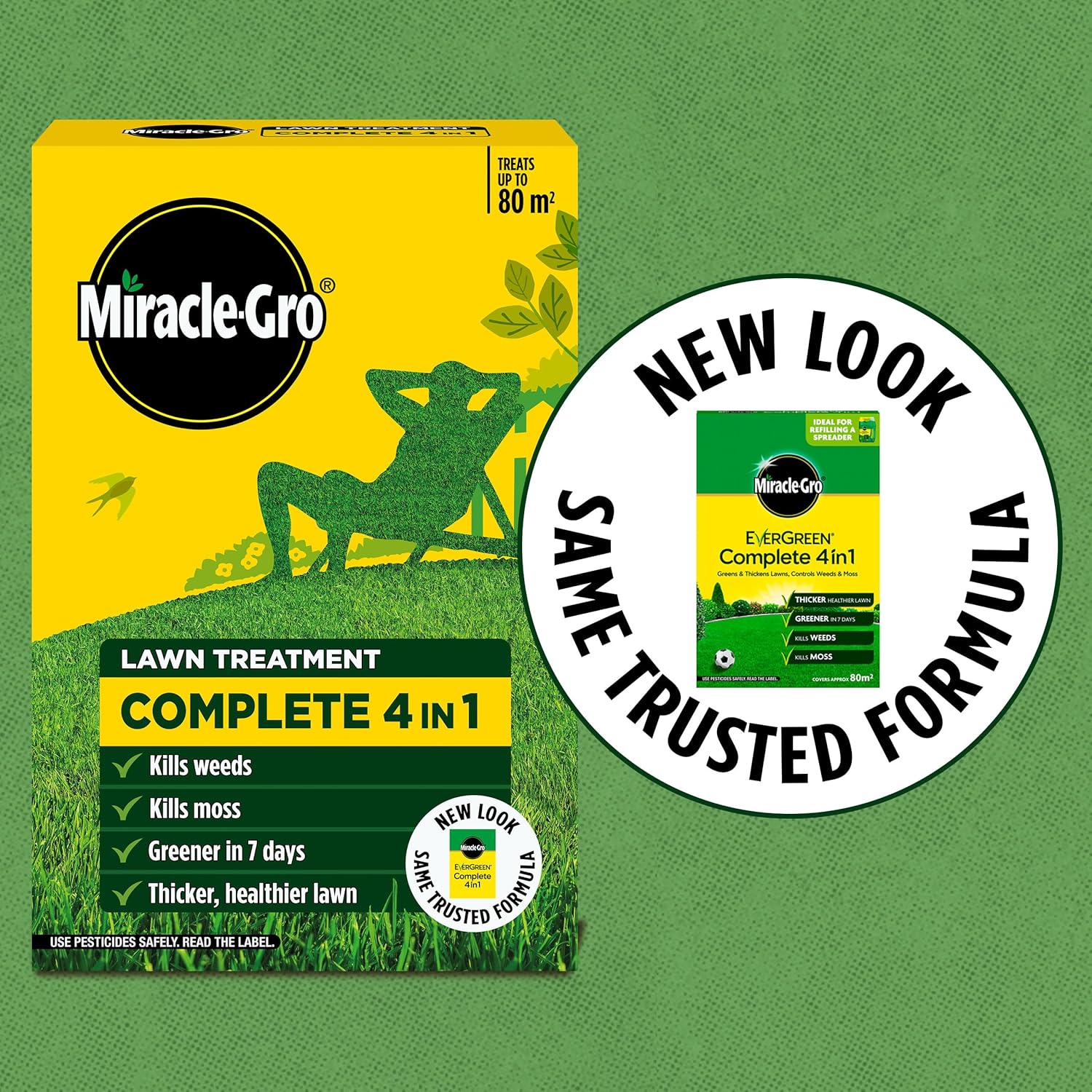 EverGreen Complete 4-in-1 Lawn Food, Weed & Moss Control - 200 m2 - Image 4