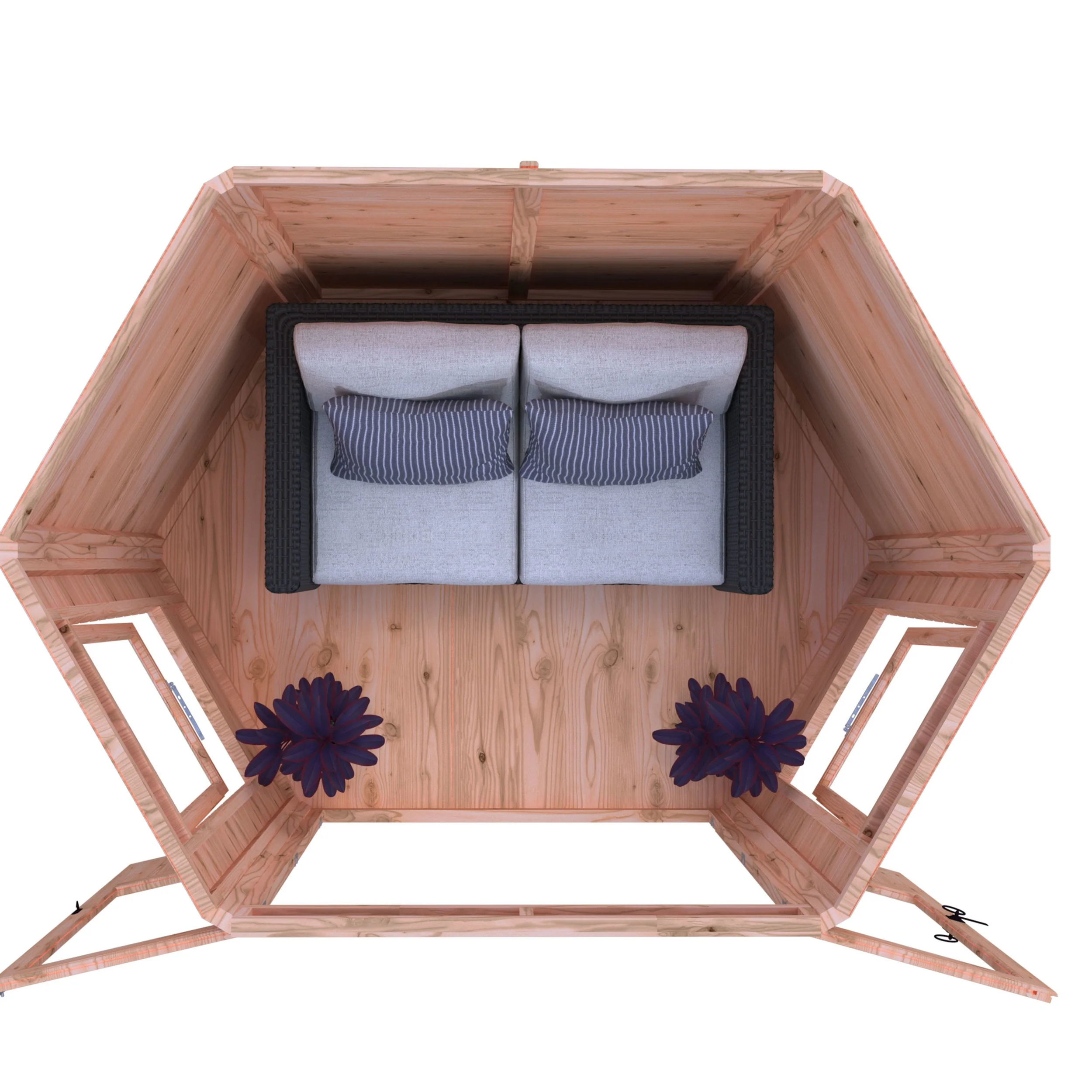 Fleswick 8 ft x 6 ft Summerhouse - Image 5