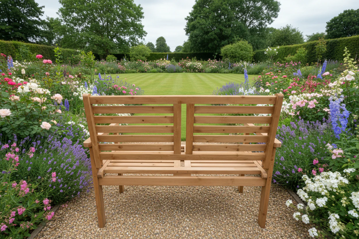 Florence Chinese Fir 2 Seater Bench - Image 3