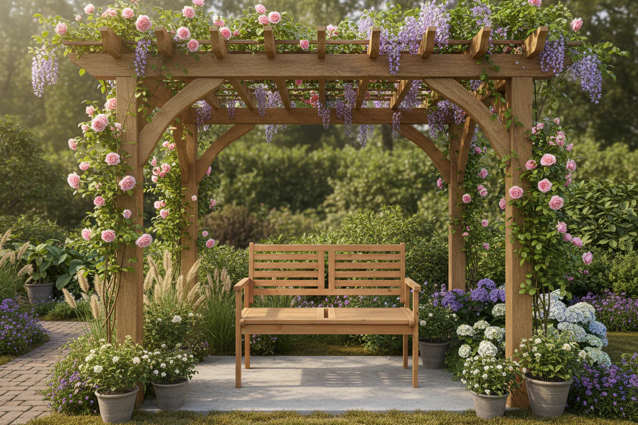 Florence Chinese Fir 2 Seater Bench - Image 5