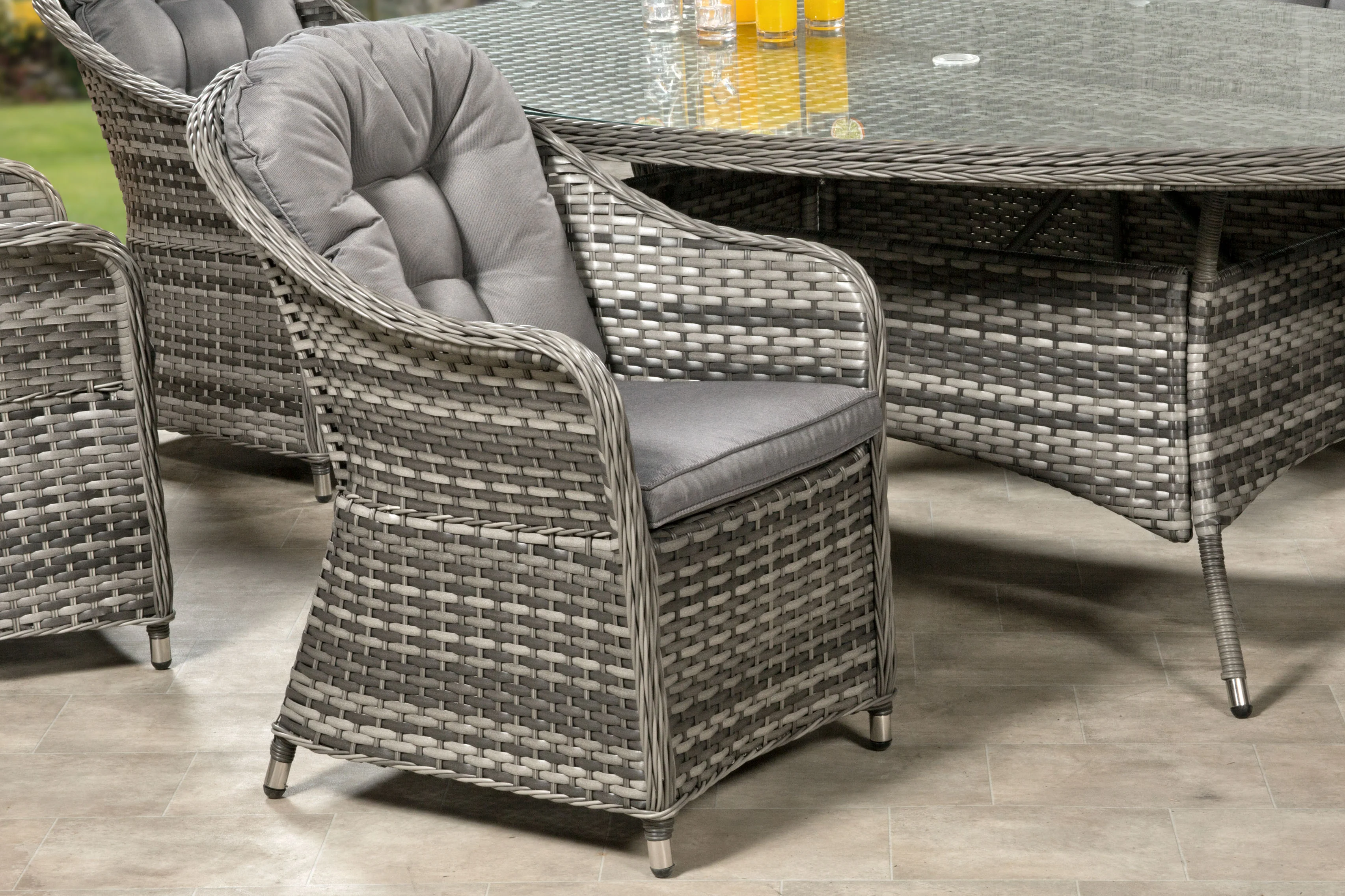 Florida 6 Seat Oval Dining Set - Image 6
