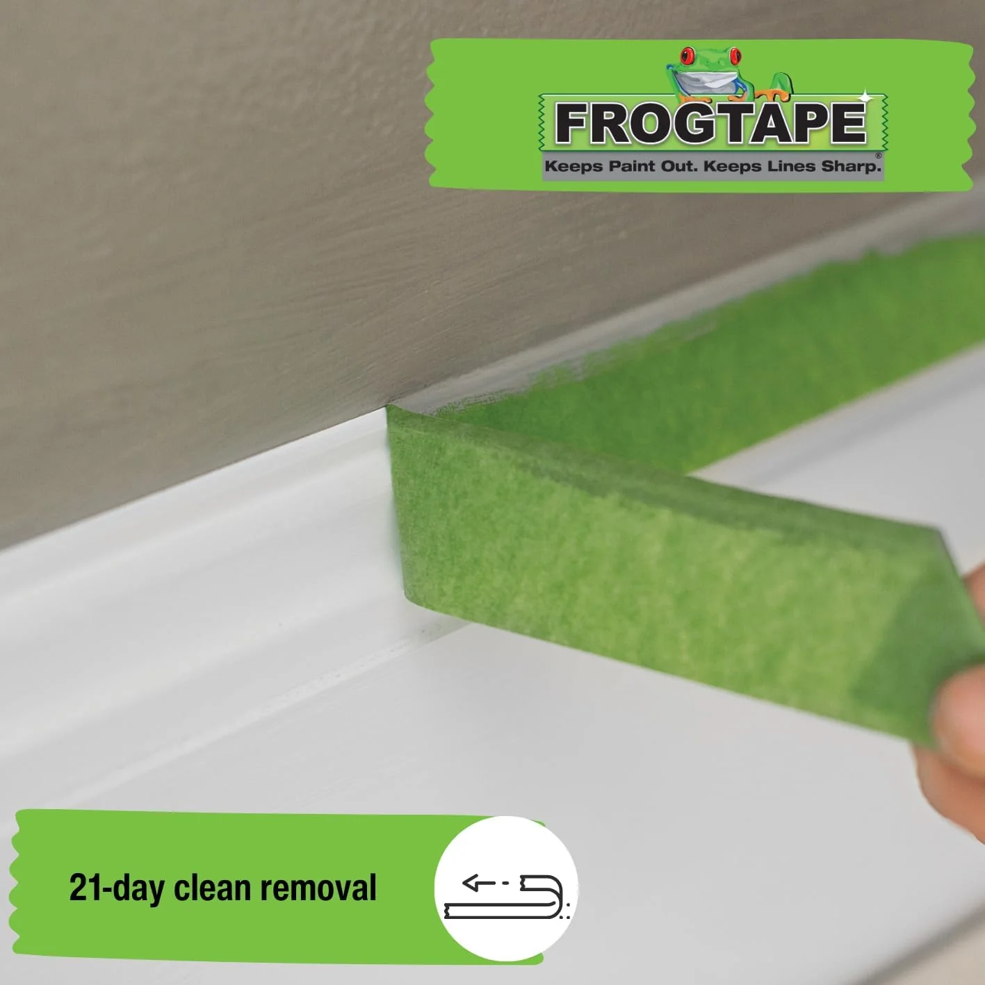 Frog Tape Green Multi Surface Painters Masking Tape 24mm x 41.1m - Image 3