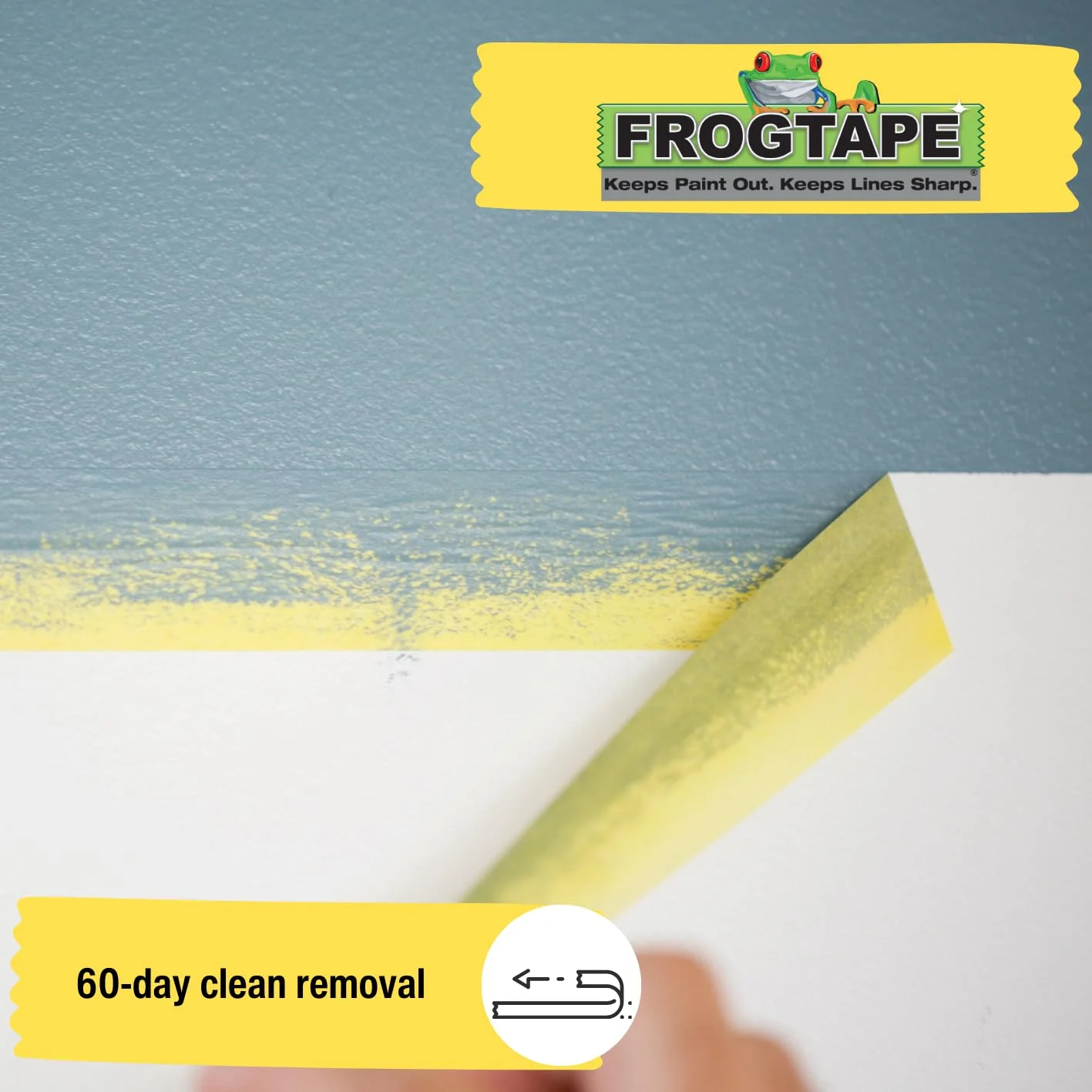 Frog Tape Yellow Delicate Surface Painters Masking Tape 36mm x 41.1m - Image 3