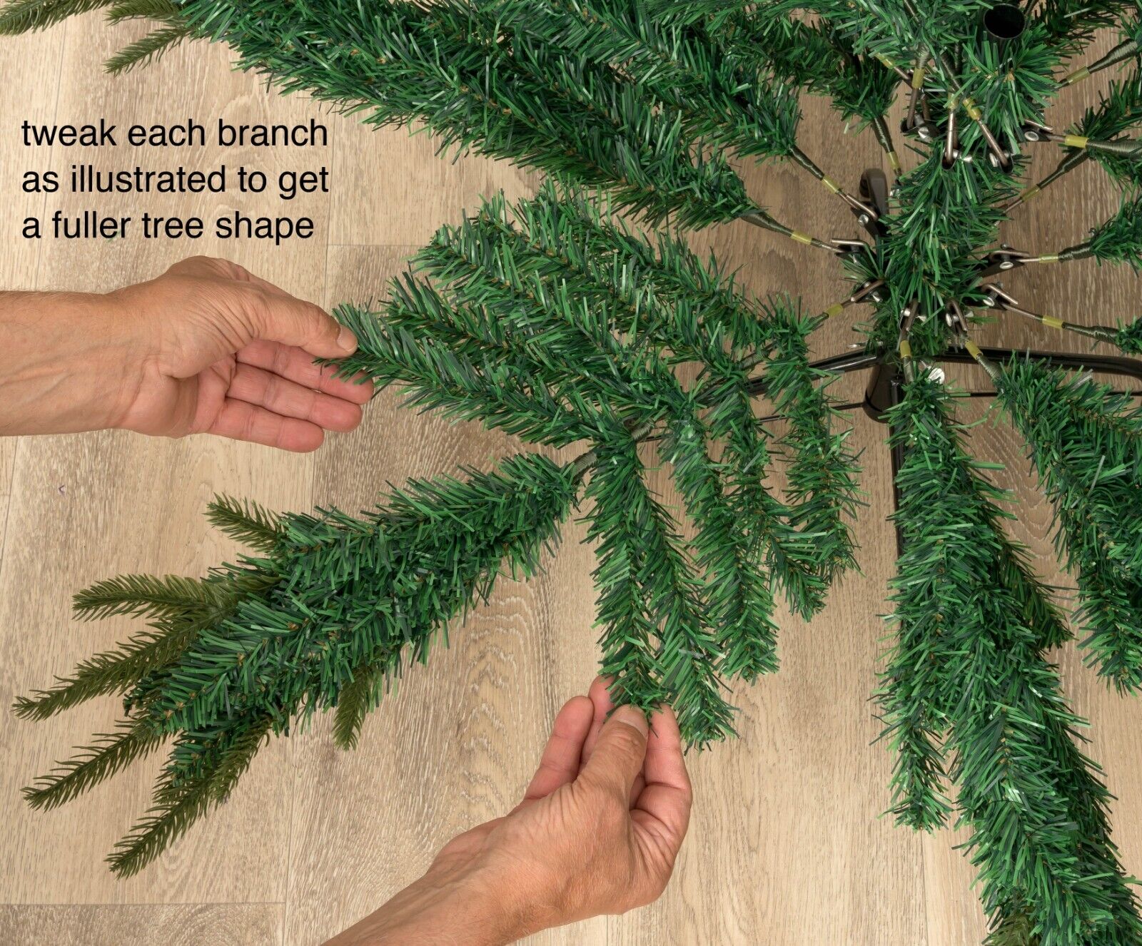 Lapland Fir Christmas Tree Green - 5ft/150cm - Image 7