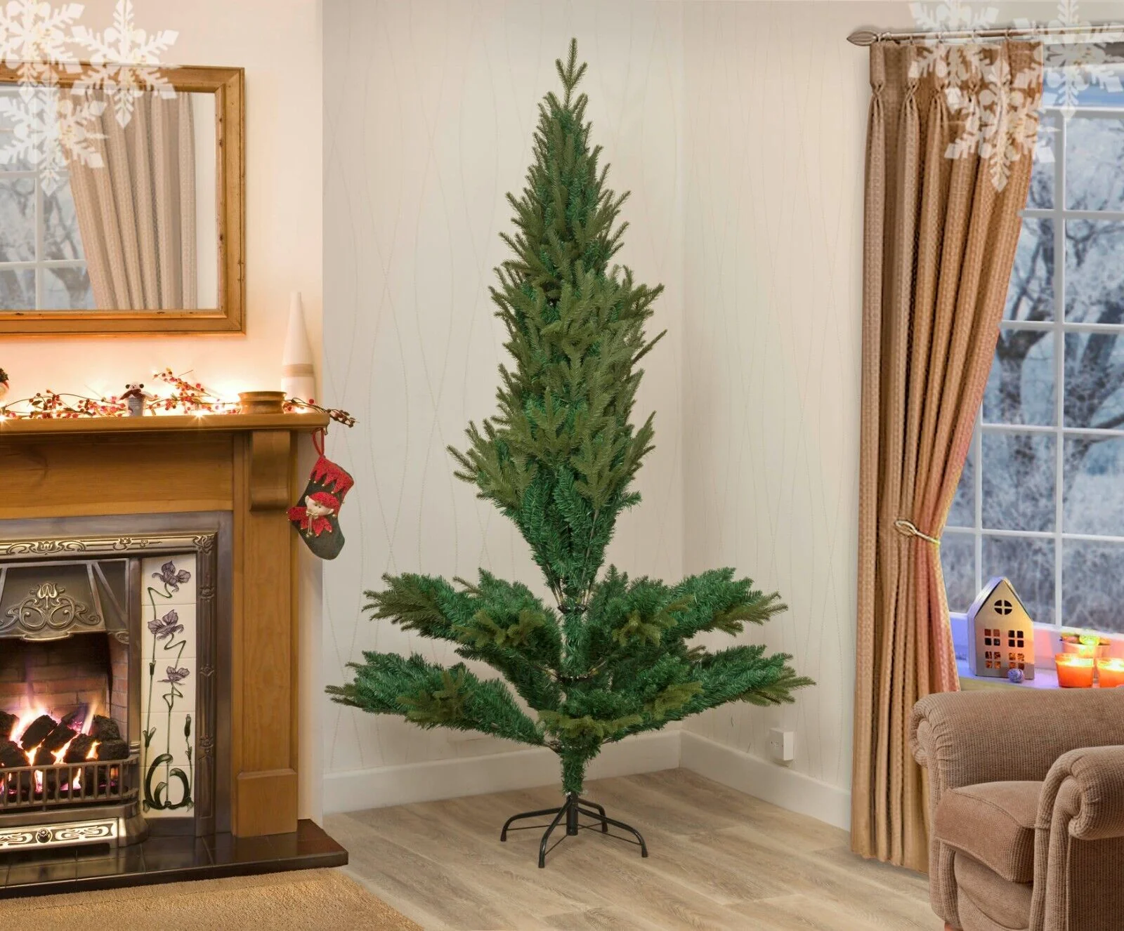 Lapland Fir Christmas Tree Green - 6ft/180cm - Image 6