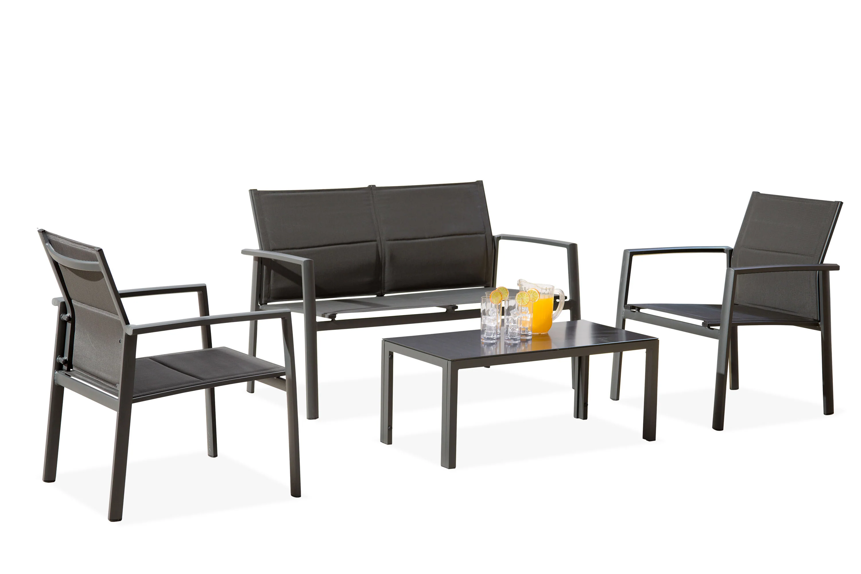 Sydney Aluminium 4 Piece Sofa Set - Image 3