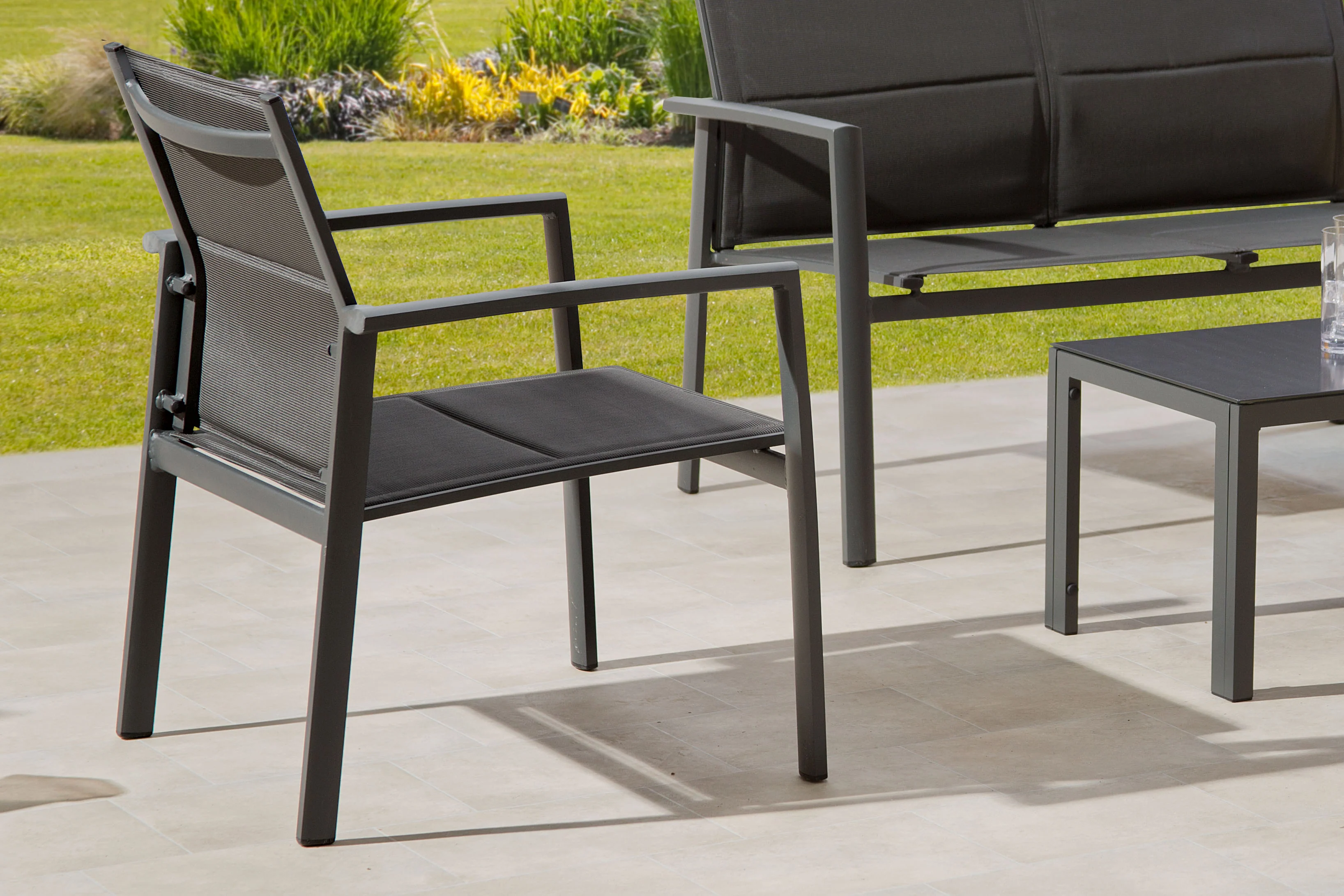 Sydney Aluminium 4 Piece Sofa Set - Image 8